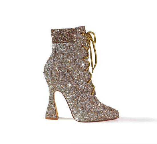 Over The Top Crushed Stone Bootie