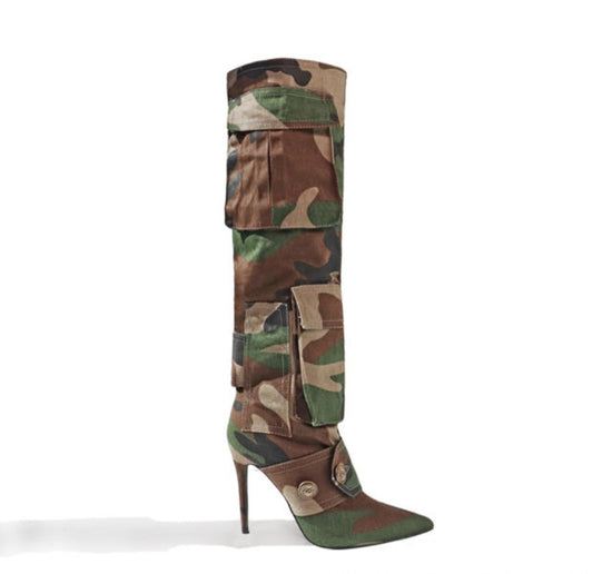 G.I. Jazzy Camo Cargo Boot