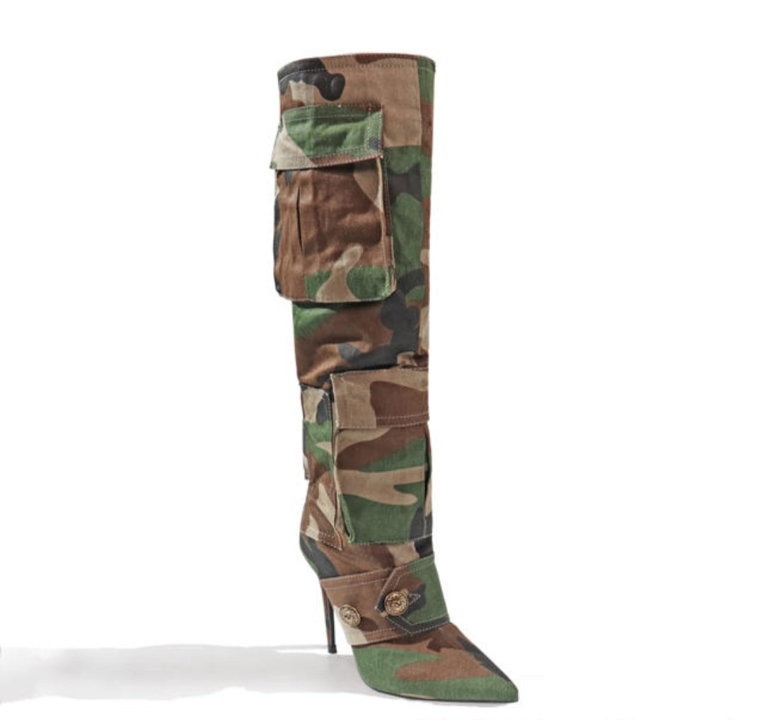 G.I. Jazzy Camo Cargo Boot