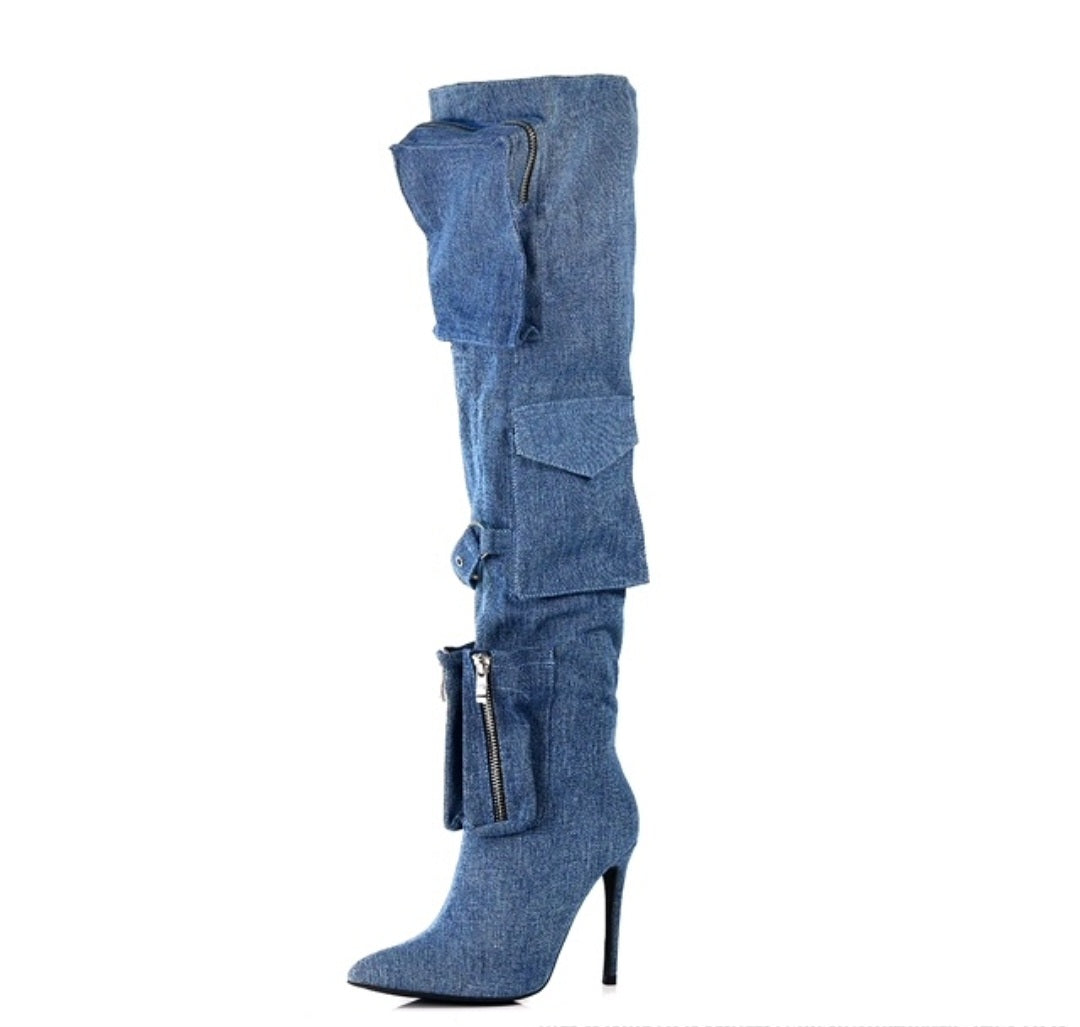 Get Into It Knee High Boot