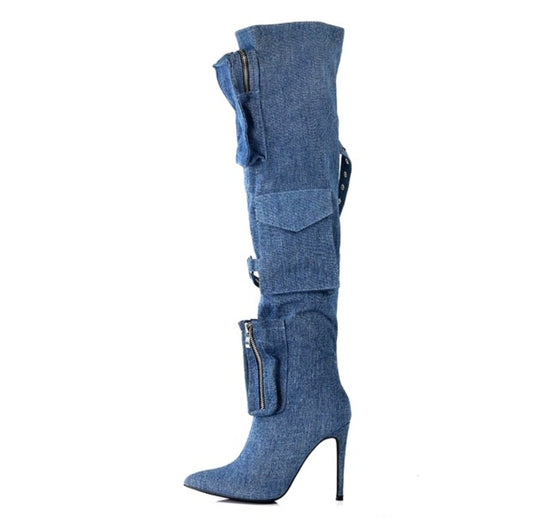 Get Into It Knee High Boot